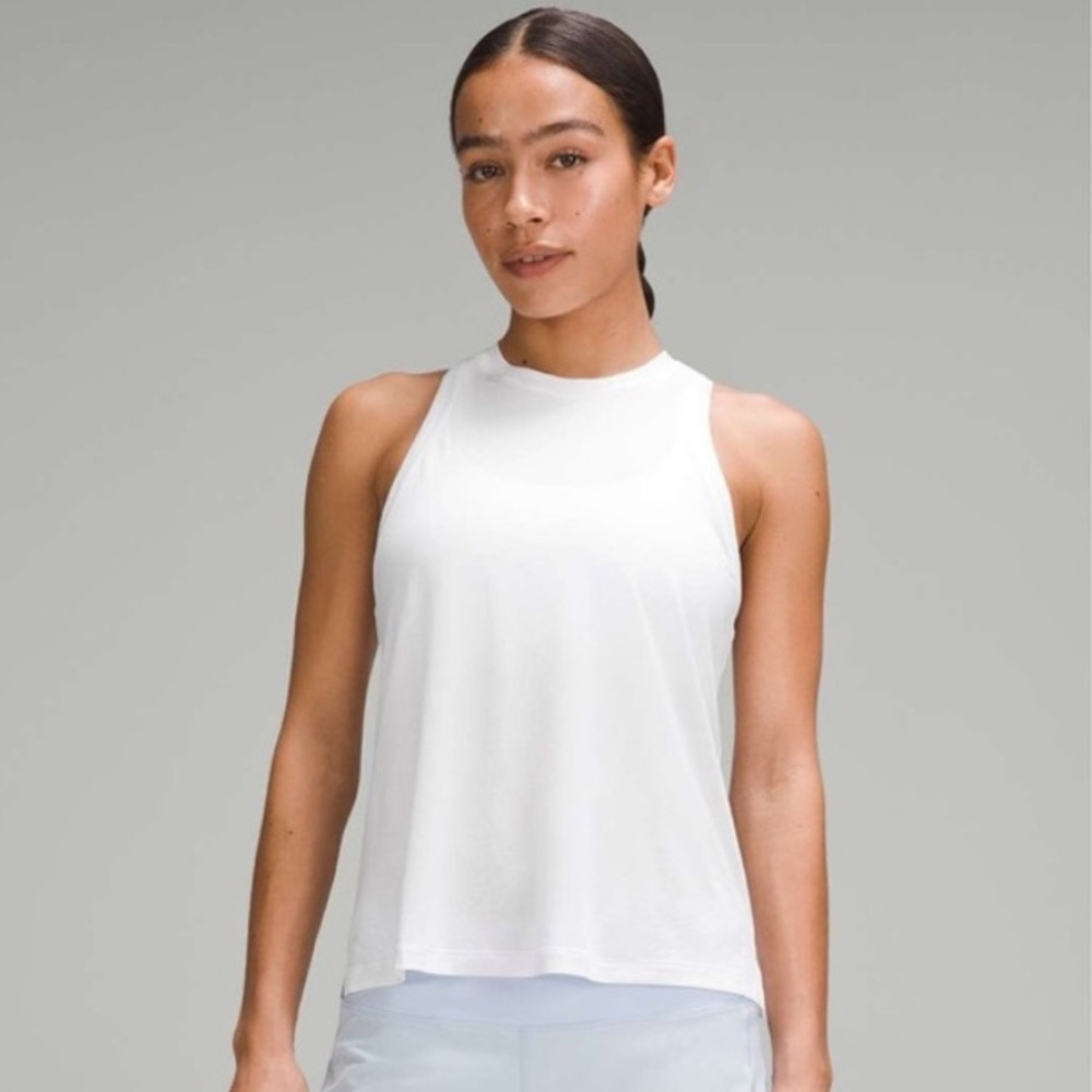 NWT Lululemon Ultralight Hip-Length Tank Top White size 2
